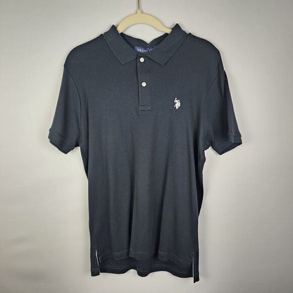 NWT US Polo Assn Luxury Feel Slim Fit Polo M - Picture 1 of 3